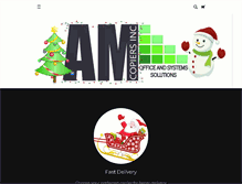 Tablet Screenshot of amcopiers.com